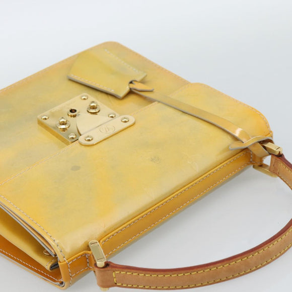 LOUIS VUITTON Monogram Vernis Spring Street Hand Bag Gris M91029 LV Auth 187663
