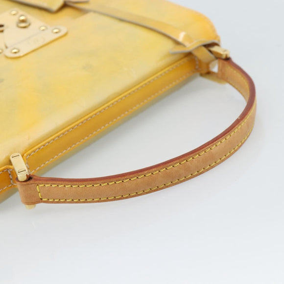 LOUIS VUITTON Monogram Vernis Spring Street Hand Bag Gris M91029 LV Auth 187663