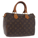 LOUIS VUITTON Monogram Speedy 25 Hand Bag M41528 LV Auth 187664-1