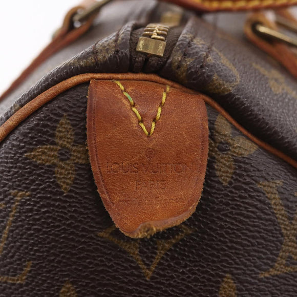 LOUIS VUITTON Monogram Speedy 25 Hand Bag M41528 LV Auth 187664