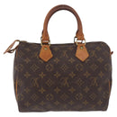 LOUIS VUITTON Monogram Speedy 25 Hand Bag M41528 LV Auth 187664-3