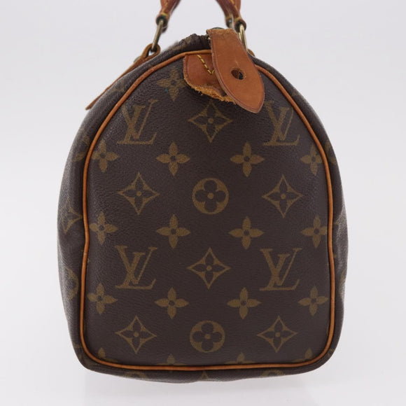 LOUIS VUITTON Monogram Speedy 25 Hand Bag M41528 LV Auth 187664