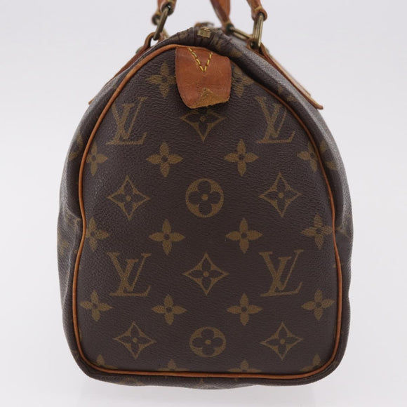 LOUIS VUITTON Monogram Speedy 25 Hand Bag M41528 LV Auth 187664