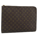 LOUIS VUITTON Monogram Posh Documents Briefcase M53457 LV Auth 187665-1