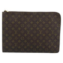 LOUIS VUITTON Monogram Posh Documents Briefcase M53457 LV Auth 187665-13