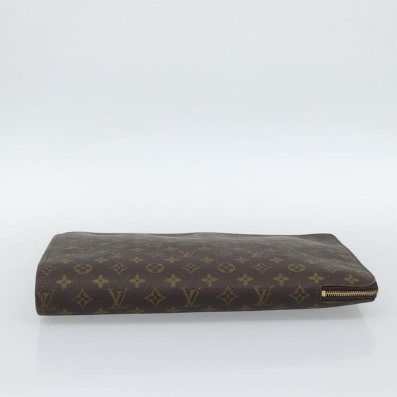 LOUIS VUITTON Monogram Posh Documents Briefcase M53457 LV Auth 187665