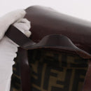 FENDI Zucca Canvas Backpack Nylon Brown Black Auth 187667-7