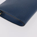 LOUIS VUITTON Epi Pochette Accessoires Pouch Blue M52985 LV Auth 187669-9