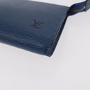 LOUIS VUITTON Epi Pochette Accessoires Pouch Blue M52985 LV Auth 187669-14