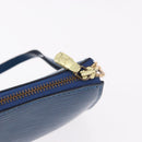 LOUIS VUITTON Epi Pochette Accessoires Pouch Blue M52985 LV Auth 187669-10