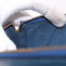 LOUIS VUITTON Epi Pochette Accessoires Pouch Blue M52985 LV Auth 187669-12