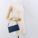 LOUIS VUITTON Epi Pochette Accessoires Pouch Blue M52985 LV Auth 187669-20