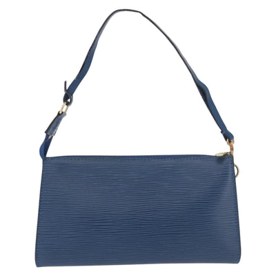 LOUIS VUITTON Epi Pochette Accessoires Pouch Blue M52985 LV Auth 187669 - 0