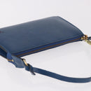 LOUIS VUITTON Epi Pochette Accessoires Pouch Blue M52985 LV Auth 187669-6