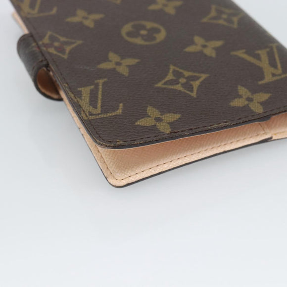 LOUIS VUITTON Monogram Agenda Koala PM Cover Pink R21013 LV Auth 187670