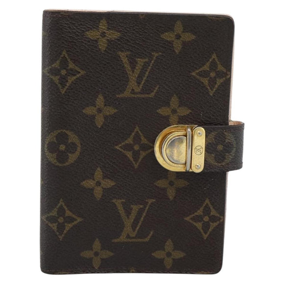LOUIS VUITTON Monogram Agenda Koala PM Cover Pink R21013 LV Auth 187670