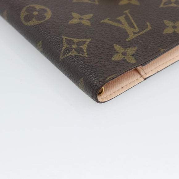 LOUIS VUITTON Monogram Agenda Koala PM Cover Pink R21013 LV Auth 187670