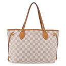 LOUIS VUITTON Damier Azur Neverfull PM Tote Bag N41362 LV Auth 187671-13