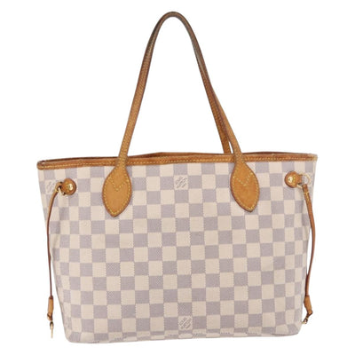 LOUIS VUITTON Damier Azur Neverfull PM Tote Bag N41362 LV Auth 187671 - 0