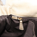 Miu Miu Hand Bag Leather 2way Beige Gold Auth 187673V-23
