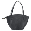 LOUIS VUITTON Epi Saint Jacques Shopping Shoulder Bag Black M52272 Auth 187674-2