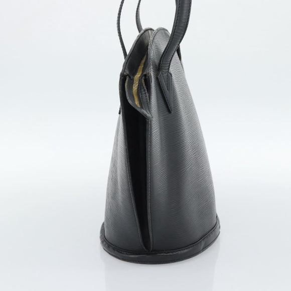 LOUIS VUITTON Epi Saint Jacques Shopping Shoulder Bag Black M52272 Auth 187674