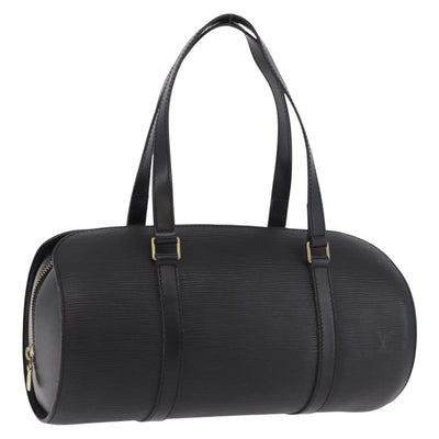LOUIS VUITTON Epi Soufflot Hand Bag Black M52222 LV Auth 187678