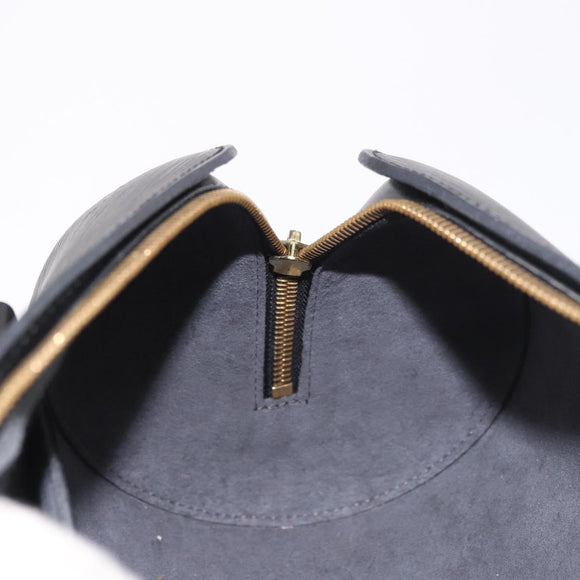 LOUIS VUITTON Epi Soufflot Hand Bag Black M52222 LV Auth 187678