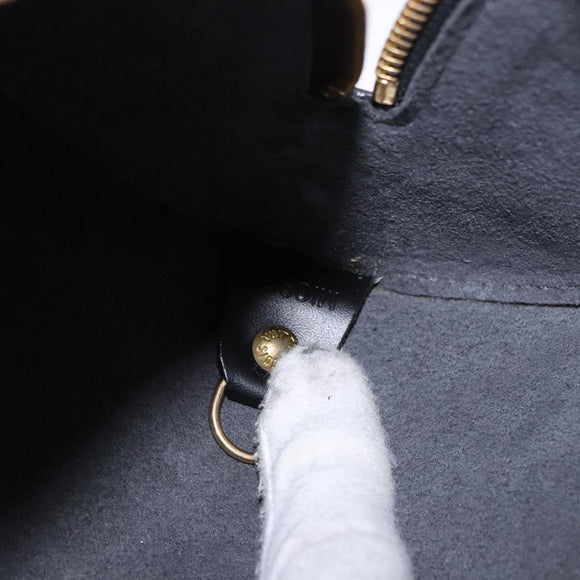LOUIS VUITTON Epi Soufflot Hand Bag Black M52222 LV Auth 187678