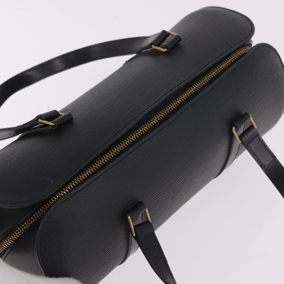 LOUIS VUITTON Epi Soufflot Hand Bag Black M52222 LV Auth 187678