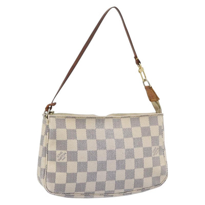 LOUIS VUITTON Damier Azur Pochette Accessoires Pouch N41207 LV Auth 187681