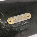 LOUIS VUITTON Vernis Sunset Bluebird Clutch Bag Bluenuit M93680 LV Auth 187683-19