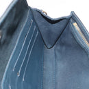 LOUIS VUITTON Vernis Sunset Bluebird Clutch Bag Bluenuit M93680 LV Auth 187683-21