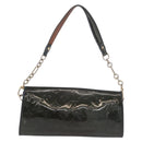 LOUIS VUITTON Vernis Sunset Bluebird Clutch Bag Bluenuit M93680 LV Auth 187683-2
