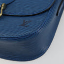 LOUIS VUITTON Epi Saint Cloud PM Shoulder Bag Blue M52195 LV Auth 187685-10