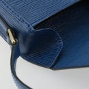 LOUIS VUITTON Epi Saint Cloud PM Shoulder Bag Blue M52195 LV Auth 187685-17