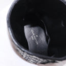 LOUIS VUITTON Baroque Line Ankle Boots Leather Black LV Auth 187687M-37