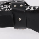 LOUIS VUITTON Baroque Line Ankle Boots Leather Black LV Auth 187687M-9