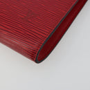LOUIS VUITTON Epi Pochette Accessoires Pouch Red M52947 LV Auth 187691-10