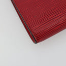 LOUIS VUITTON Epi Pochette Accessoires Pouch Red M52947 LV Auth 187691-11