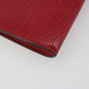 LOUIS VUITTON Epi Pochette Accessoires Pouch Red M52947 LV Auth 187691-13