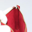 LOUIS VUITTON Epi Pochette Accessoires Pouch Red M52947 LV Auth 187691-17