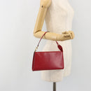 LOUIS VUITTON Epi Pochette Accessoires Pouch Red M52947 LV Auth 187691-20