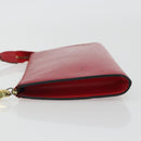 LOUIS VUITTON Epi Pochette Accessoires Pouch Red M52947 LV Auth 187691-5