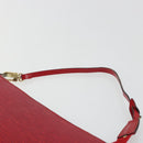 LOUIS VUITTON Epi Pochette Accessoires Pouch Red M52947 LV Auth 187691-8