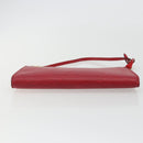 LOUIS VUITTON Epi Pochette Accessoires Pouch Red M52947 LV Auth 187691-9