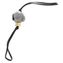LOEWE Bag Charm Key Holder Owl Bag Charm Wool Gray Auth 187701M-3