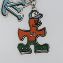 LOUIS VUITTON Porte Cles LV Puzzle Charm metal Silver R95014 LV Auth 187703M-4