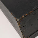 LOUIS VUITTON Trunk Leather Black Silver LV Auth 187706-9