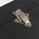 LOUIS VUITTON Trunk Leather Black Silver LV Auth 187706-18